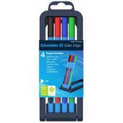 Długopisy SCHNEIDER Slider Edge mix kolorów XB 4szt