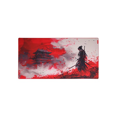 Podkładka pod mysz, MONKA ZOWA XXL, do gry, czerwono-biała, 1200 x 600 x 3.5 mm, Marvo