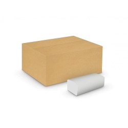 Ręcznik papierowy dwuwarstwowy celulozowy VELVET Care V-Fold NN Mini 21x23 celuloza 5600047 biały 150 listków 20 SZT.