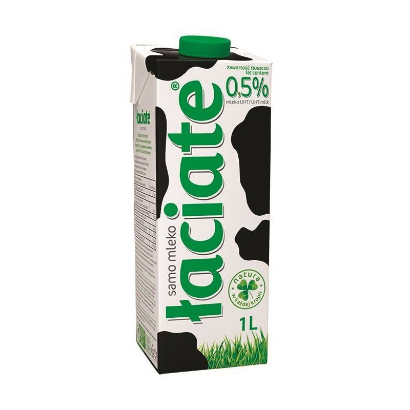 Mleko UHT 0,5% MLEKPOL Łaciate 1l
