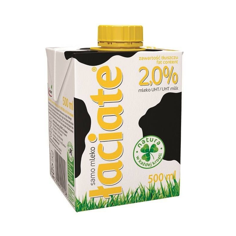 Mleko UHT 2% MLEKPOL Łaciate 0,5I