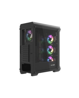 Obudowa NATEC Genesis Irid 505 ARGB NPC-1518 (ATX. Micro ATX. Mini ITX kolor czarny)