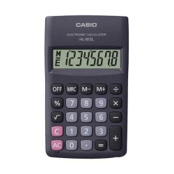 Kalkulator kieszonkowy 118x69,5x18mm CASIO HL-815L-BK BOX bateria R6