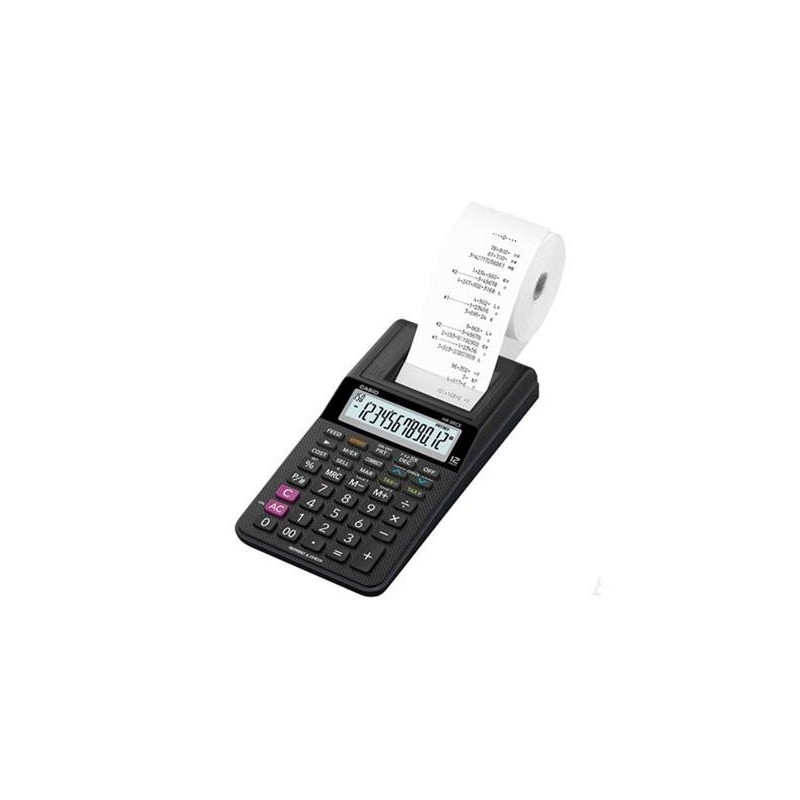 Kalkulator drukujący 239x102x42mm CASIO HR-8RCE BK BOX czarny bateria