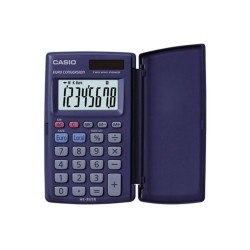 Kalkulator kieszonkowy 104x62,5x10mm CASIO HS-8VER BOX solarne+bateria LR54