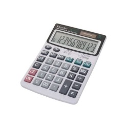 Kalkulator biurowy 165x115x22mm VECTOR KAV CD-2442T solarne+bateria LR44