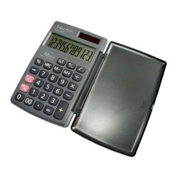 Kalkulator kieszonkowy 120x75x12mm VECTOR KAV CH-265 szary solarne+bateria LR54