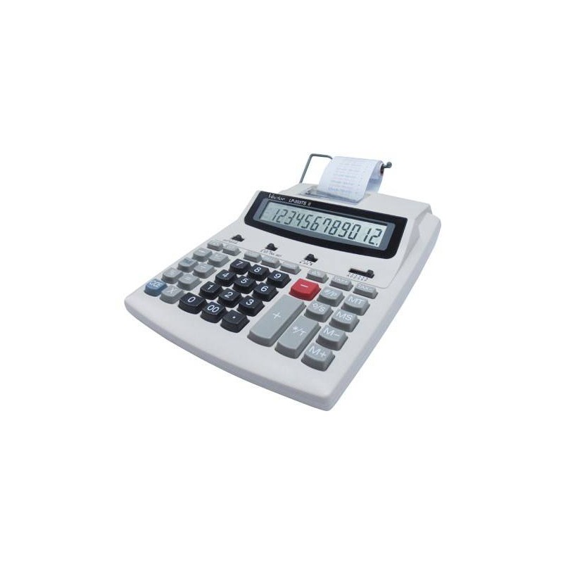Kalkulator drukujący 260x198x65mm VECTOR KAV LP-203TS II biały sieciowe 
