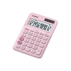 Kalkulator biurowy 149,5x105x22,8mm CASIO MS-20UC-PK BOX różowy solarne+bateria LR1130