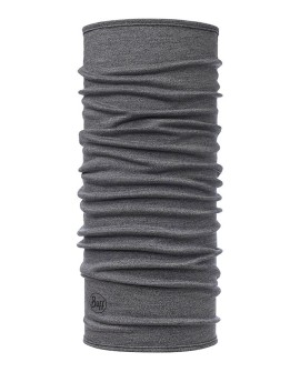 Bandana BUFF MERINO MIDWEIGHT MELANGE LIGHTGREY