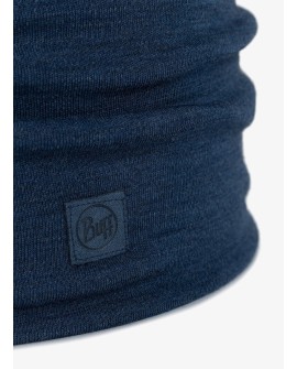 Bandana BUFF MERINO HEAVYWEIGHT NECK WARMER SOLID NIGHT BLUE