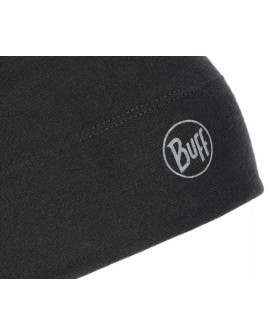 Czapka BUFF MERINO MIDWEIGHT BEANIE SOLID BLACK