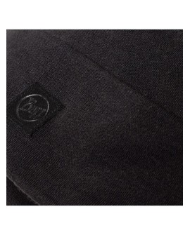 Czapka BUFF MERINO HEAVYWEIGHT BEANIE SOLID BLACK