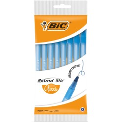 Długopis jednorazowy BIC ROUND STIC CLASSIC 928497 niebieski 1.0mm niebieska obudowa 8szt