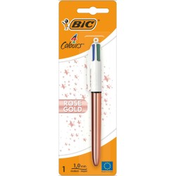 Długopis BIC 4 COLOURS ROSE GOLD 999916 czterokolorowy 1.0mm blister