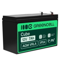 Green Cell VRLA AGM 12V, 2.1A, 7Ah