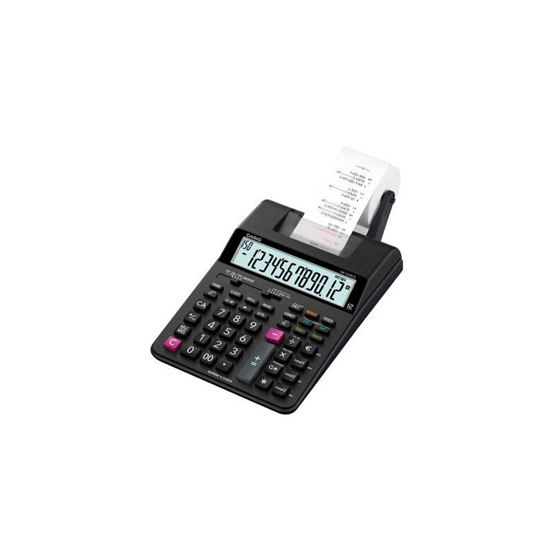 Kalkulator drukujący 295x165x65mm CASIO HR-150RCE Z ZAS czarny bateria+zasilacz