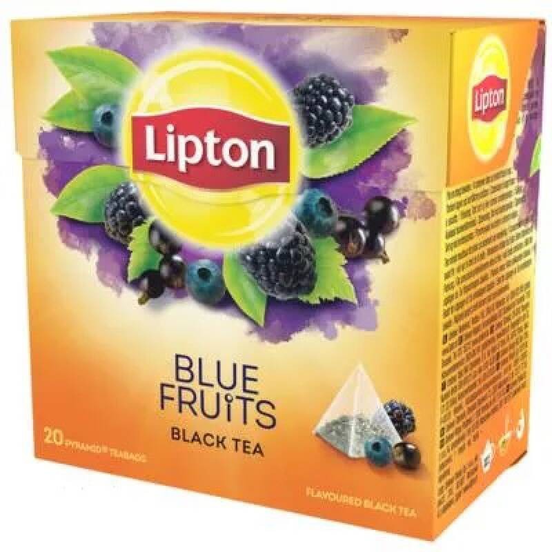 Herbata owoce jagodowe LIPTON piramidki, 20 torebek