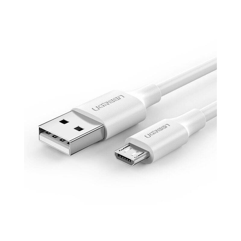 Kabel USB do Micro USB UGREEN	US289 QC 3.0 2.4A 1.5m (biały)