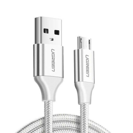 Kabel micro USB UGREEN 	US290 QC 3.0 2.4A 1m (biały)