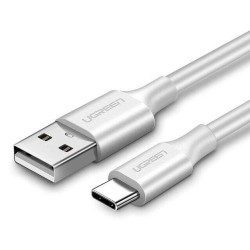 Kabel USB do USB-C QC3.0 UGREEN 	US287  0.25m (biały)