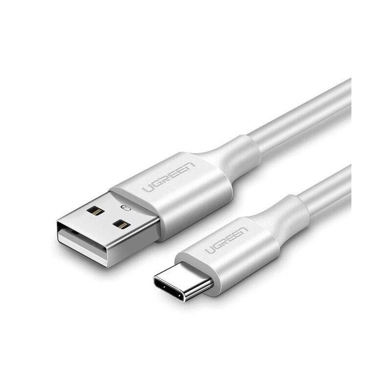 Kabel USB do USB-C QC3.0 UGREEN 	US287  0.25m (biały)