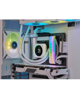 Corsair CW-9060066-WW system chłodzenia komputerów Procesor Wyświetlacz Biały 1 szt.