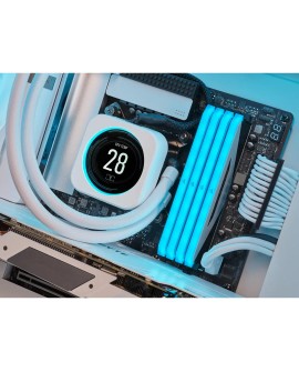 Corsair CW-9060066-WW system chłodzenia komputerów Procesor Wyświetlacz Biały 1 szt.
