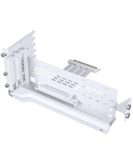 Pionowy wspornik karty graficznej Phanteks Premium + typu riser PCIe 4.0 x16, DRGB - 220 mm, biały