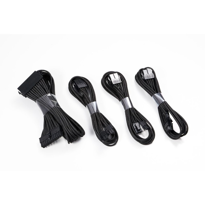 Zestaw kabli przedłużających Phanteks PH-CB-CMBO_BK (24-Pin, 4-Pin, 8-Pin, PCI-E 6-pin - 24-Pin, 4-Pin, 6-Pin, 8-Pin 0,50m)