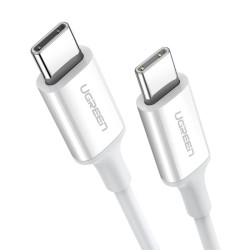 Kabel USB-C do USB-C UGREEN US264, 60W, 0.5m (biały)