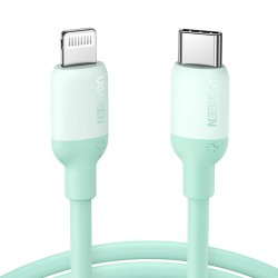 Kabel ładowania USB-C do Lightning UGREEN 	US387, PD 3A, 1m (zielony)