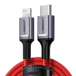 Kabel USB-C do Lightning UGREEN, 1m 	US298(czerwony)