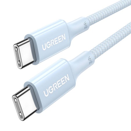 Kabel szybkiego ładowania USB-C do USB-C UGREEN 15270 0,5m (niebieski)