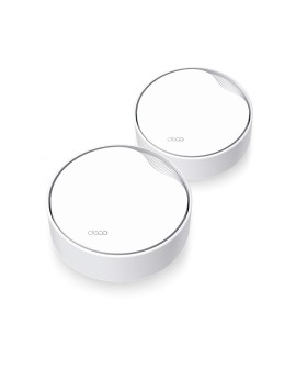 TP-Link DECO X50-POE(2-PACK) siatkowy system wi-fi Dual-band (2.4 GHz/5 GHz) Wi-Fi 6 (802.11ax) Biały 3 Wewnętrzne