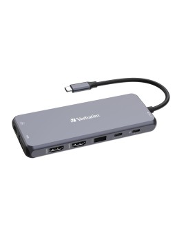 Verbatim CMH-14 USB Type-C 5000 Mbit/s Srebrny