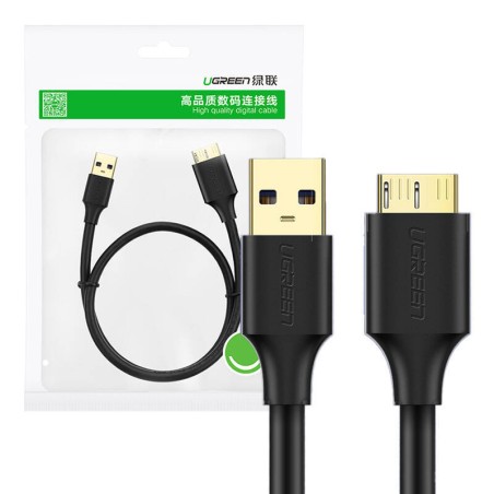 Kabel USB 3.0 - micro USB 3.0 UGREEN US130 2m (czarny)