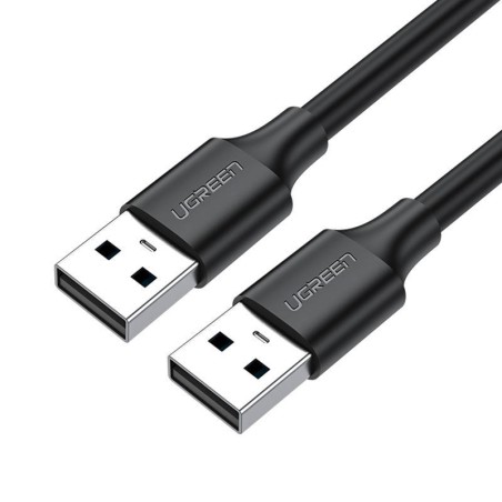 Kabel USB 2.0 A-A UGREEN US102 0.25m (czarny)