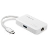 Edimax EU-4308 stacja dokująca USB 3.2 Gen 1 (3.1 Gen 1) Type-C Biały