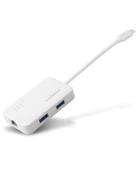 Edimax EU-4308 stacja dokująca USB 3.2 Gen 1 (3.1 Gen 1) Type-C Biały