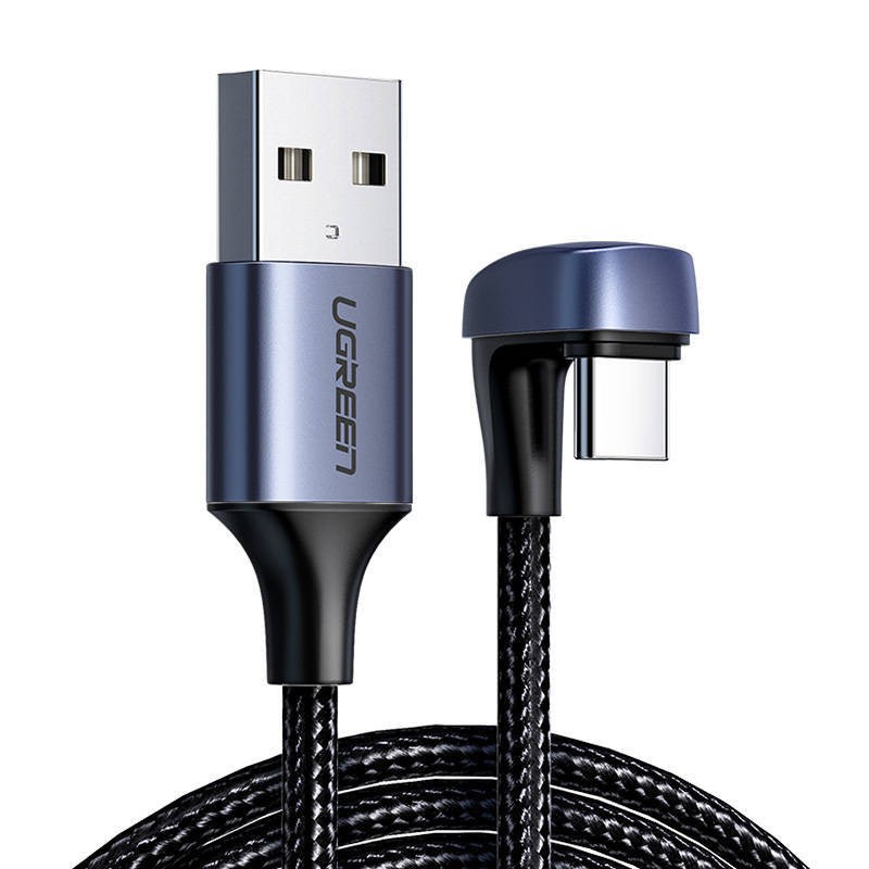 Kabel USB 2.0 A do C UGREEN US311, 1m (czarny)