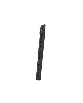 LISTWA ZASILAJĄCA RACK 19" ARMAC MULTI M12/10A 3M 12X 230V PL MONTAŻ PIONOWY CZARNA