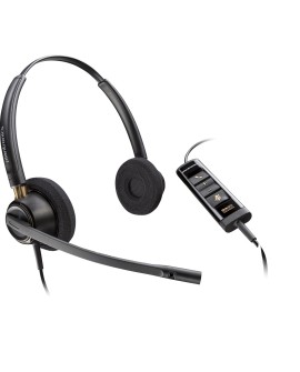 POLY Zestaw słuchawkowy stereo EncorePro 525 z certyfikatem Microsoft Teams i portem USB-A