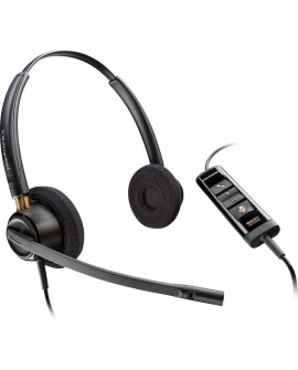 POLY Zestaw słuchawkowy stereo EncorePro 525 z certyfikatem Microsoft Teams i portem USB-A