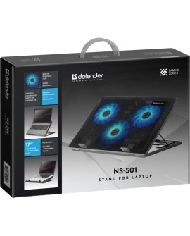 Podstawka chłodząca pod laptopa DEFENDER NS-501 15.6"-17" 3W 2xUSB