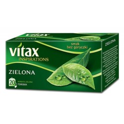 Herbata zielona VITAX Inspirations 20 torebek