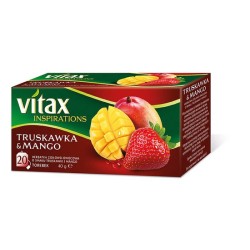 Herbata truskawka i mango VITAX INSPIRATIONS 20 torebek