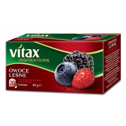 Herbata owoce leśne VITAX INSPIRATIONS 20 torebek