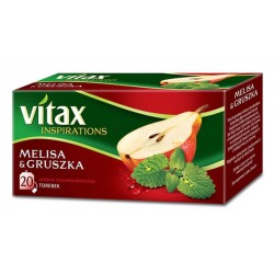 Herbata melisa i gruszka VITAX INSPIRATIONS 20 torebek