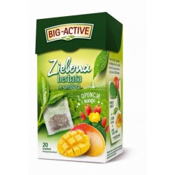 Herbata zielona z opuncją i mango BIG-ACTIVE 20 torebek